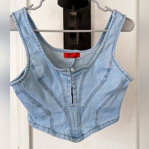 Vintage Denim Crop